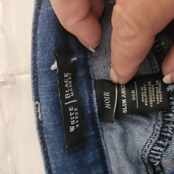 White House Black Market Noir Slim Ankle 27" Waist - Picture 5 of 9